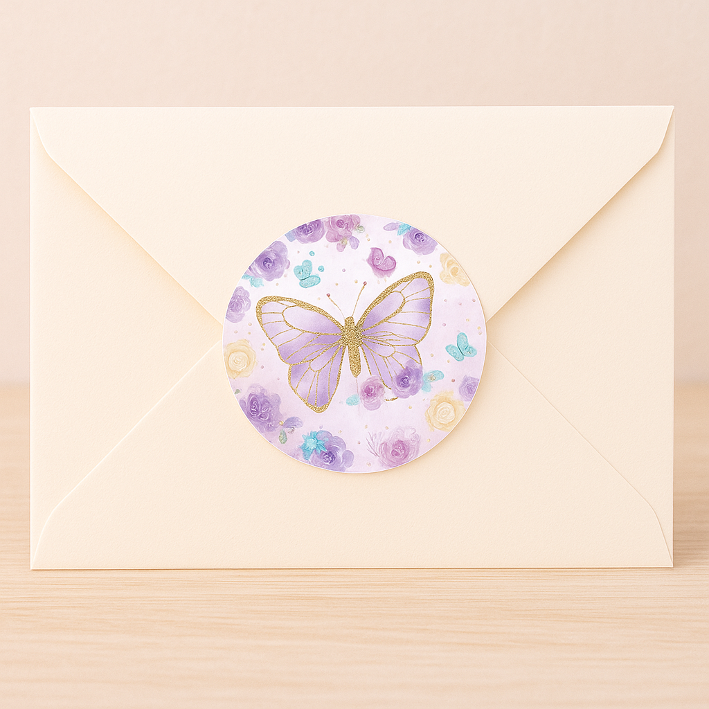 500pcs Butterfly Stickers