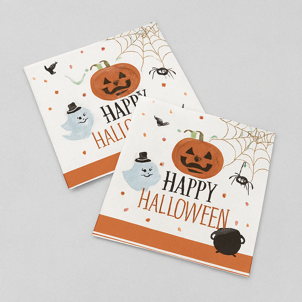 Pumpkin Printed Napkins