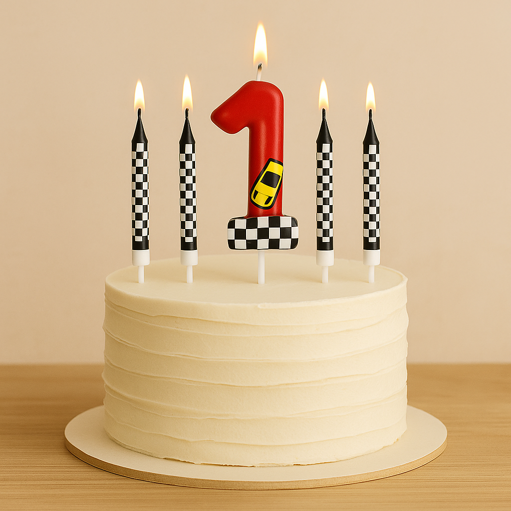 7pcs Racing Cars Candles