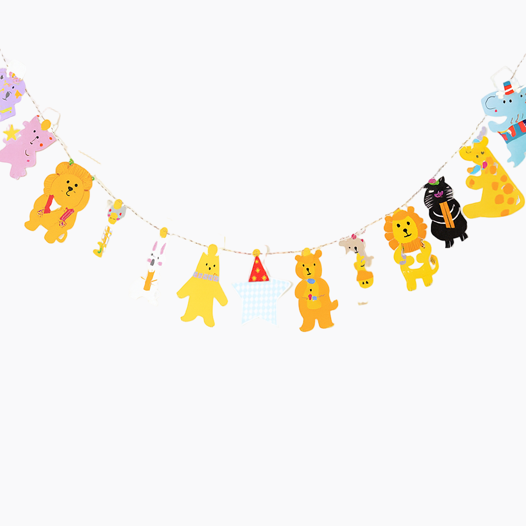 Cute Cartoon Animal Banner