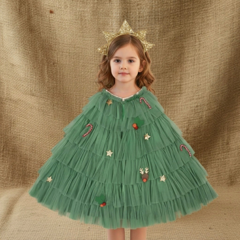 Children's Christmas Tree Cape