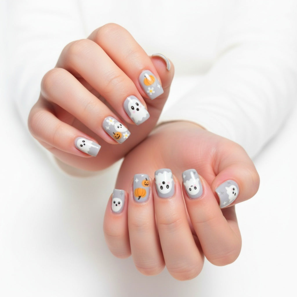 5D Embossed Halloween Nail Art Sticker