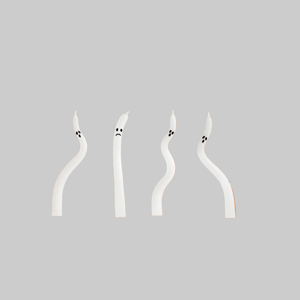Ghost Taper Candles