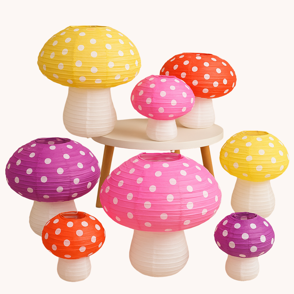 Mushroom Paper Lanterns