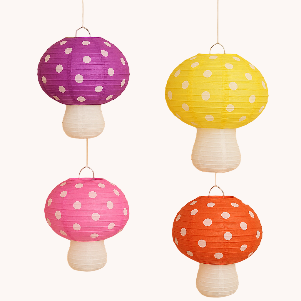 Mushroom Paper Lanterns