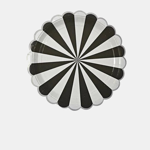Colorful Stripe Party Paper Plates