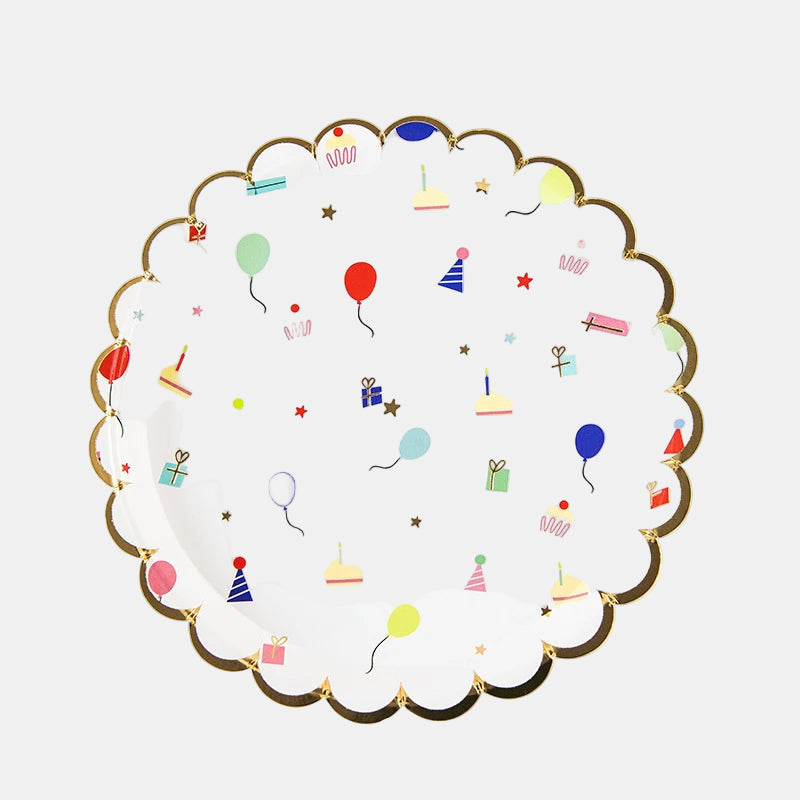 Cartoon Party Paper Plates