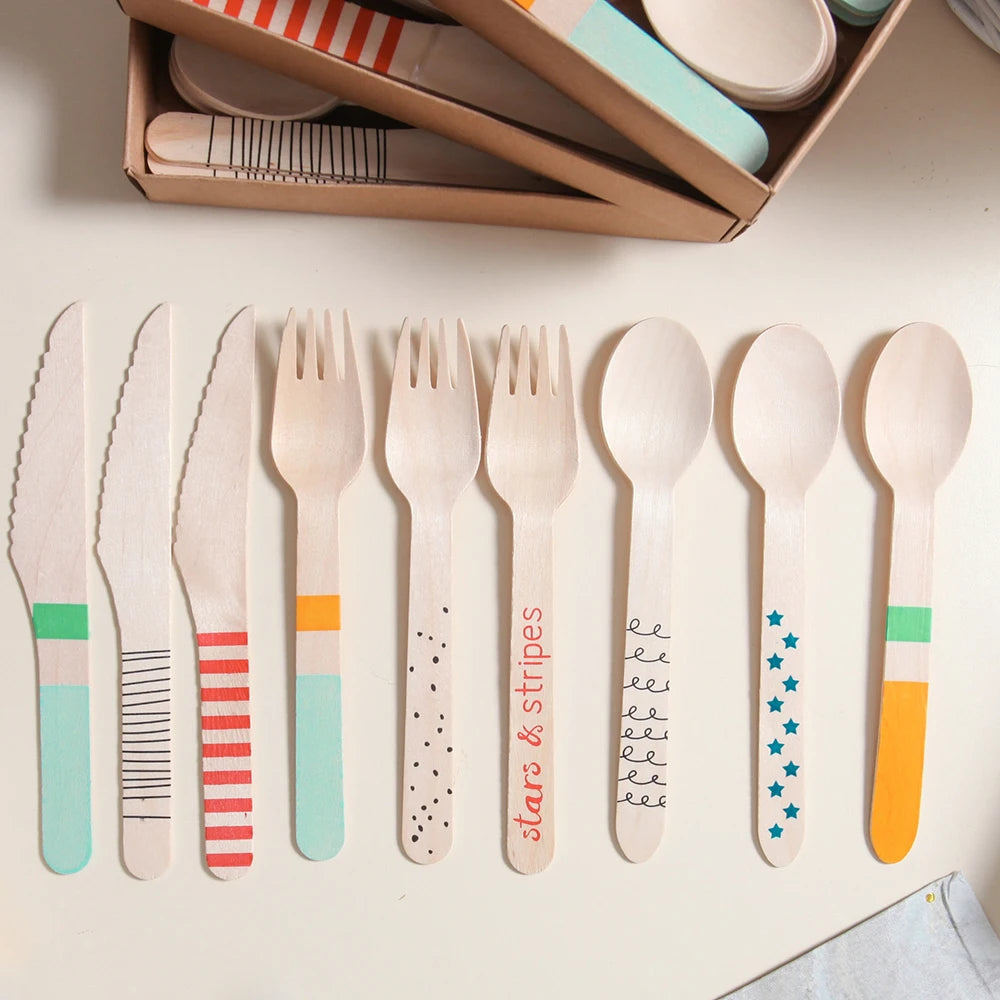 Wooden Cutlery Set