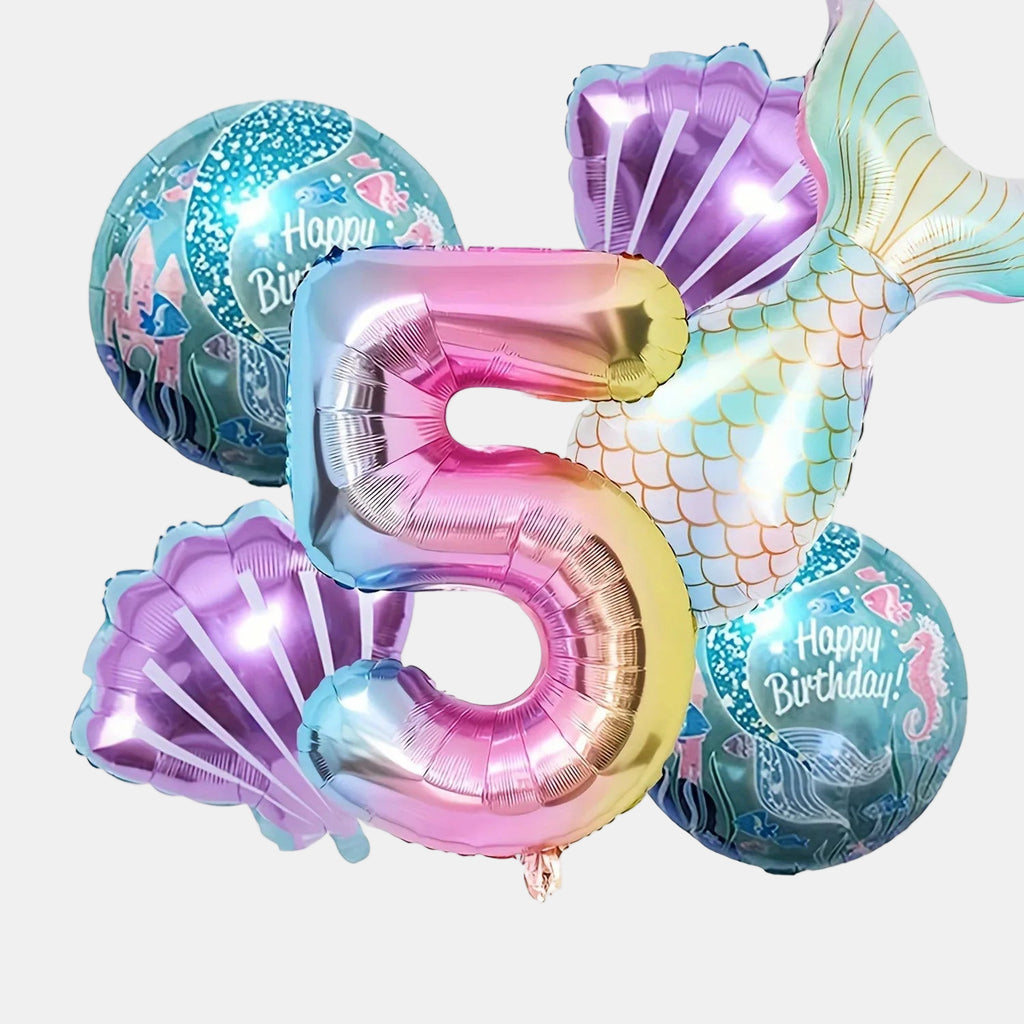 Mermaid Party Balloon Set