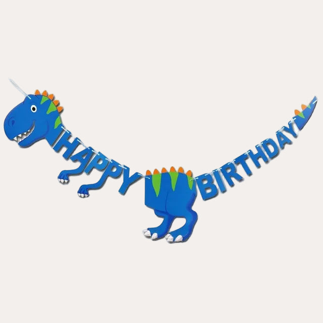 Dinosaur Birthday Banner