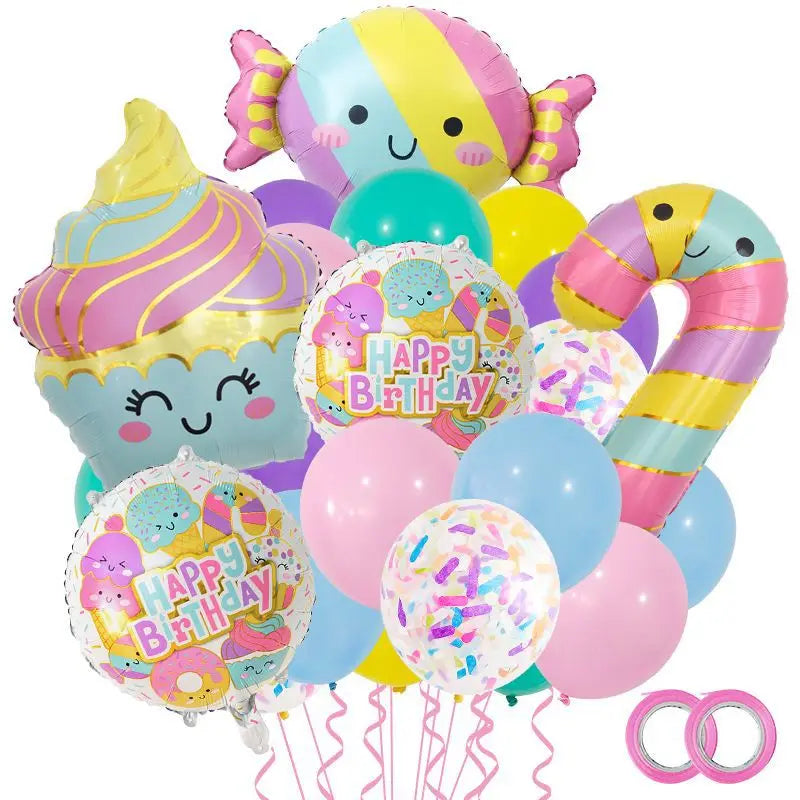 26pcs Ice Cream Balloons