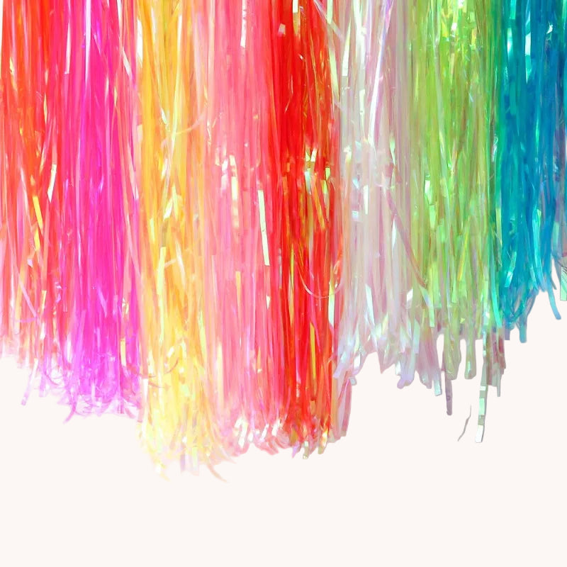 Iridescent Fringe Wall Hanging