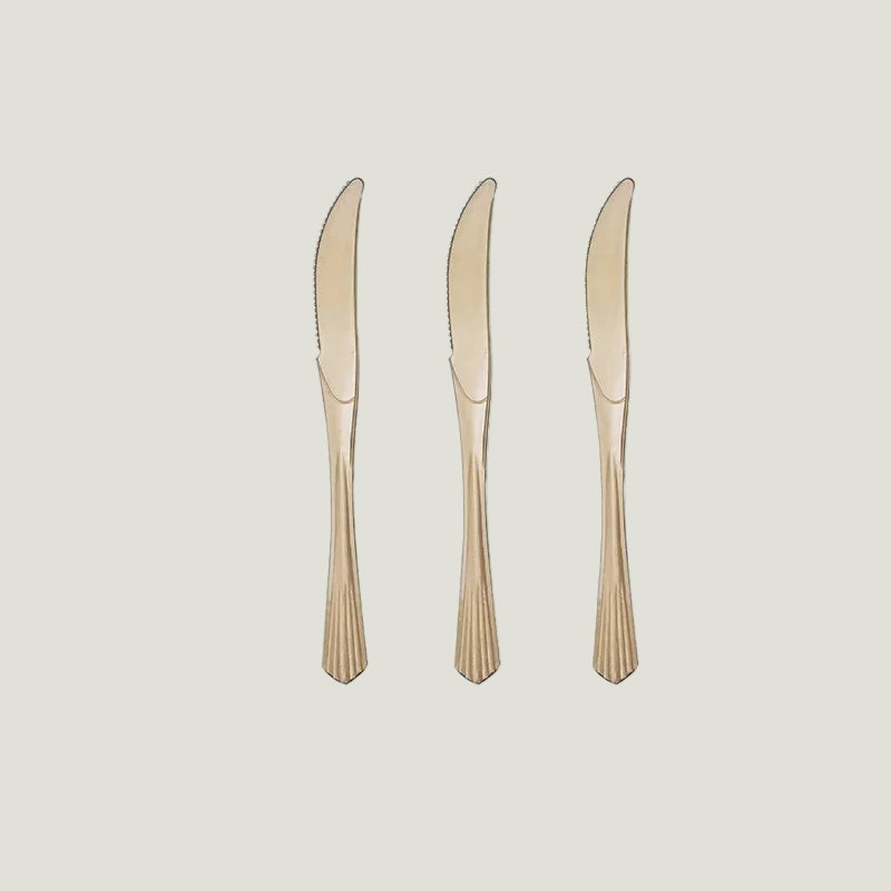 Golden Color Disposable Tableware