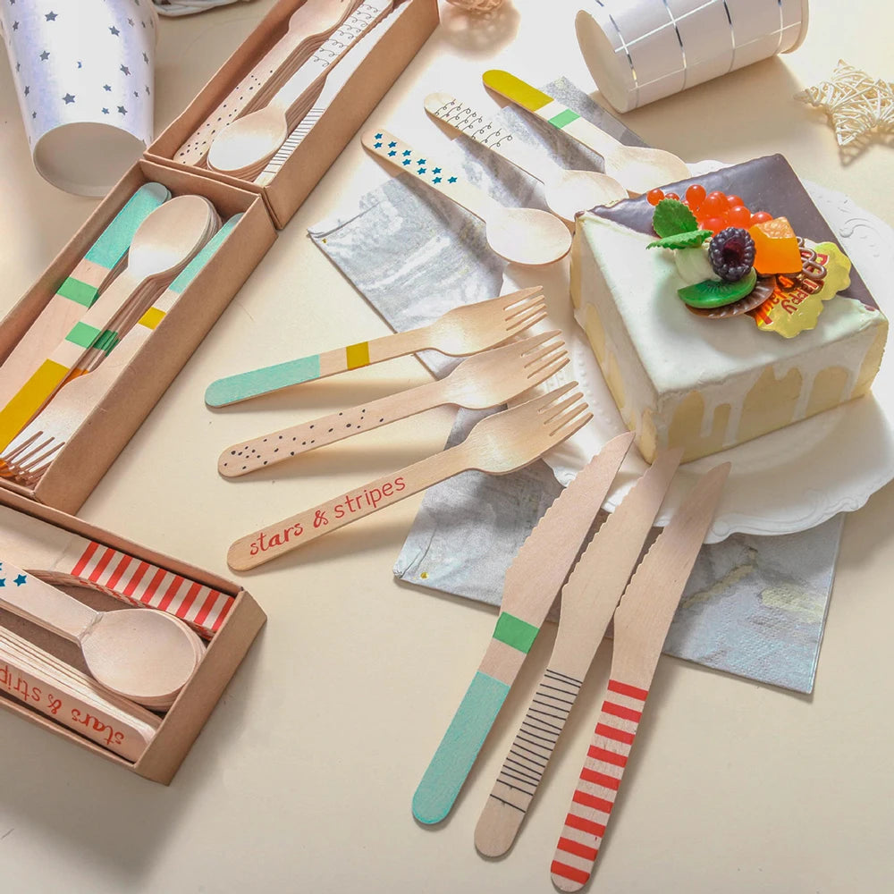 Wooden Cutlery Set