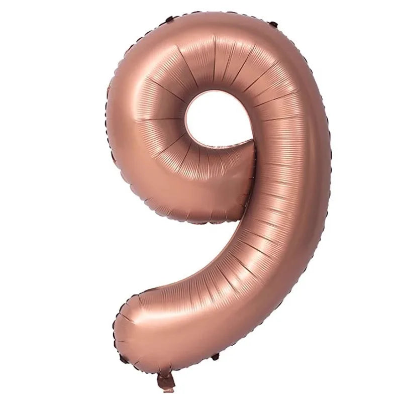 Foil Number Balloons