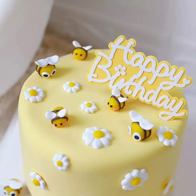 Bee Cake Toppers