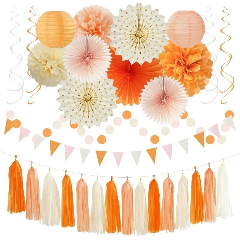 Fall Boho Party Decorations Set