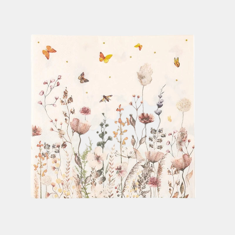 Wild Flower Disposable Napkins