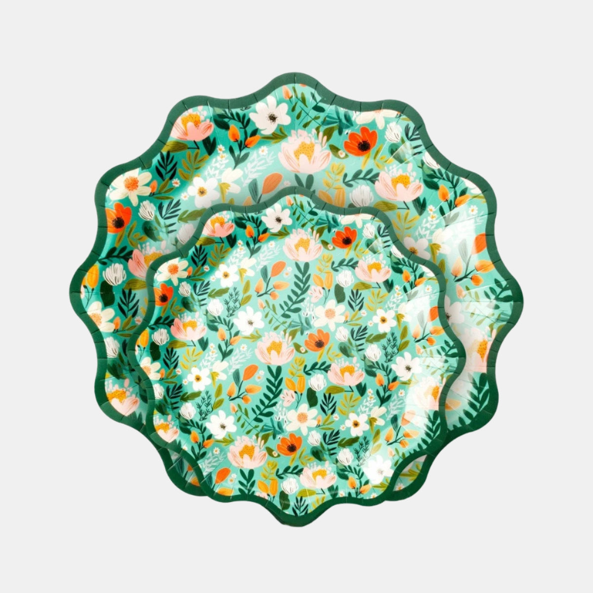 Floral Disposable Paper Trays