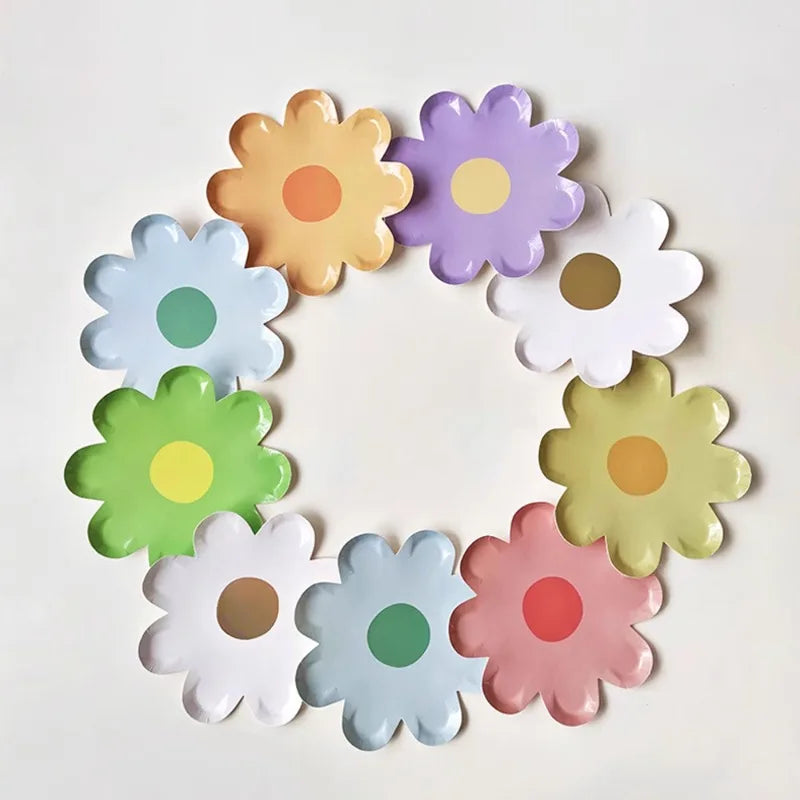 Daisy Disposable Paper Plates