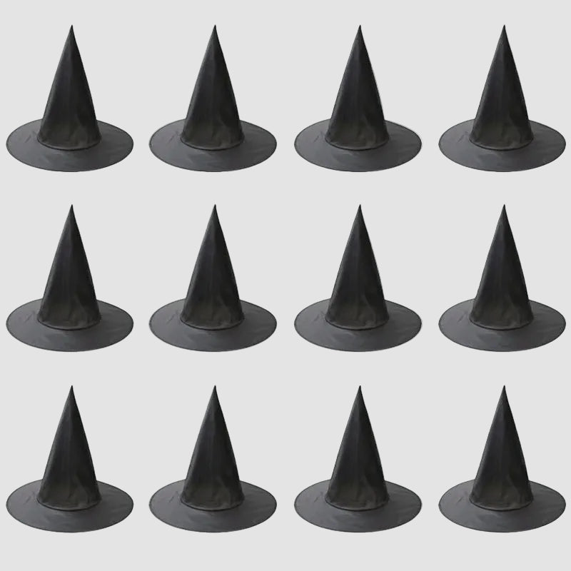 12Pcs Hanging Witch Hats