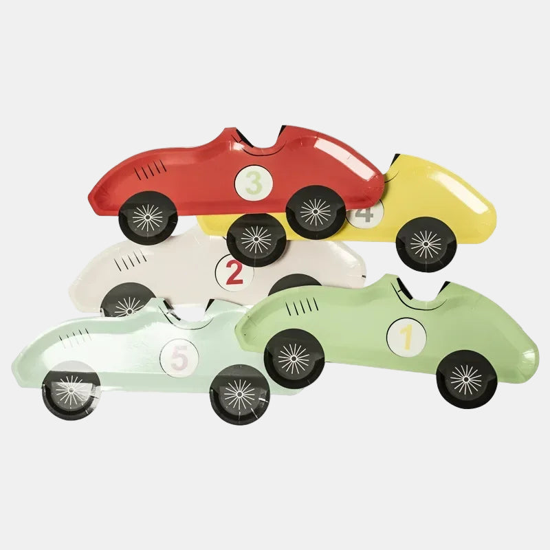 Car Shaped Paper Plates