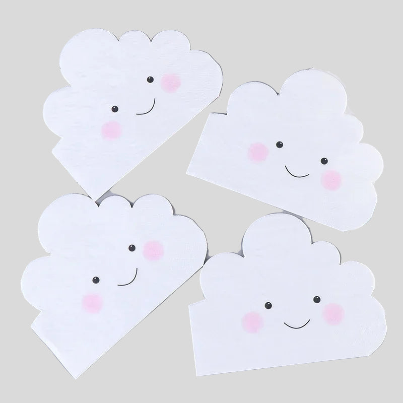 Cute Cloud-Shaped Paper Napkins