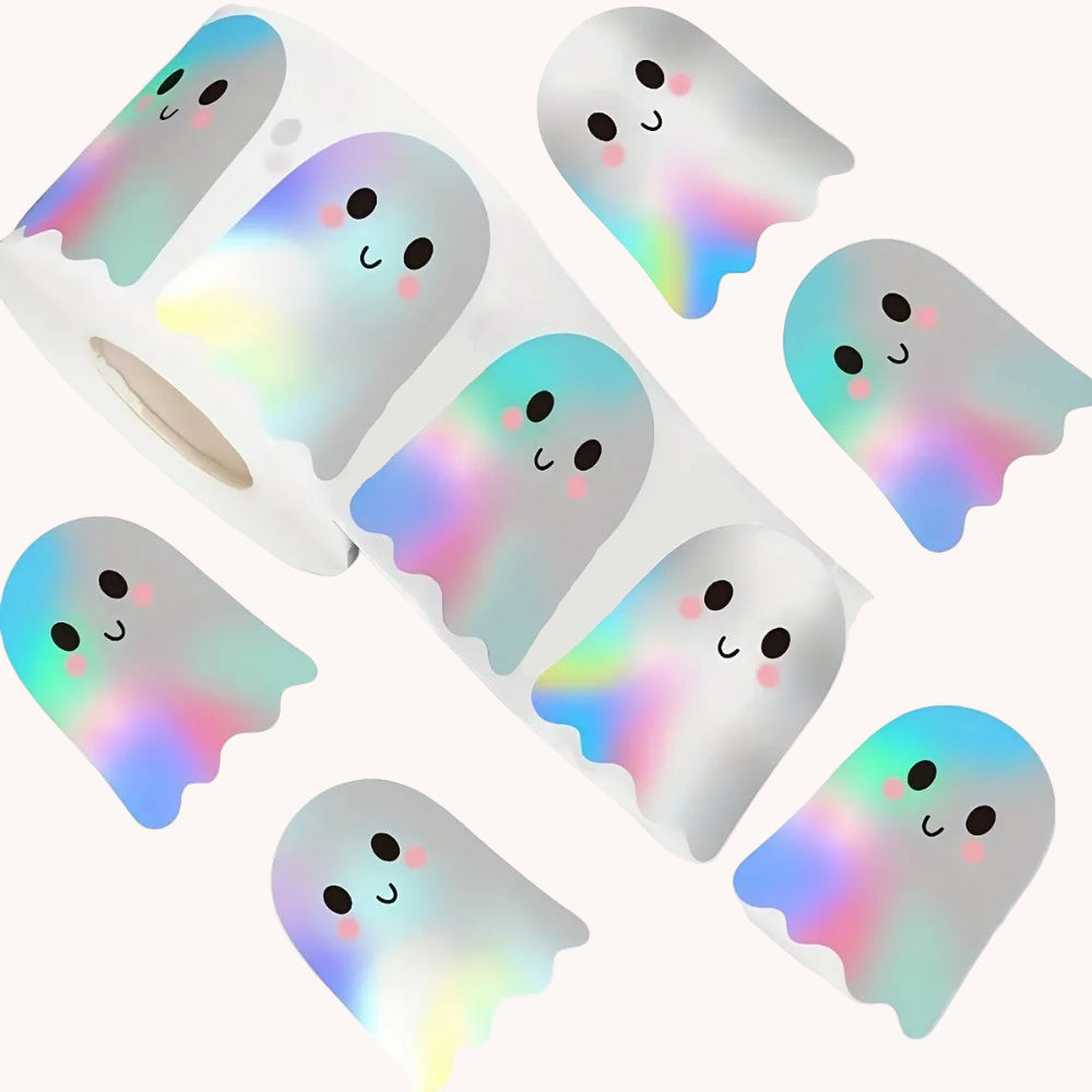 Ghost or Pumpkin Stickers
