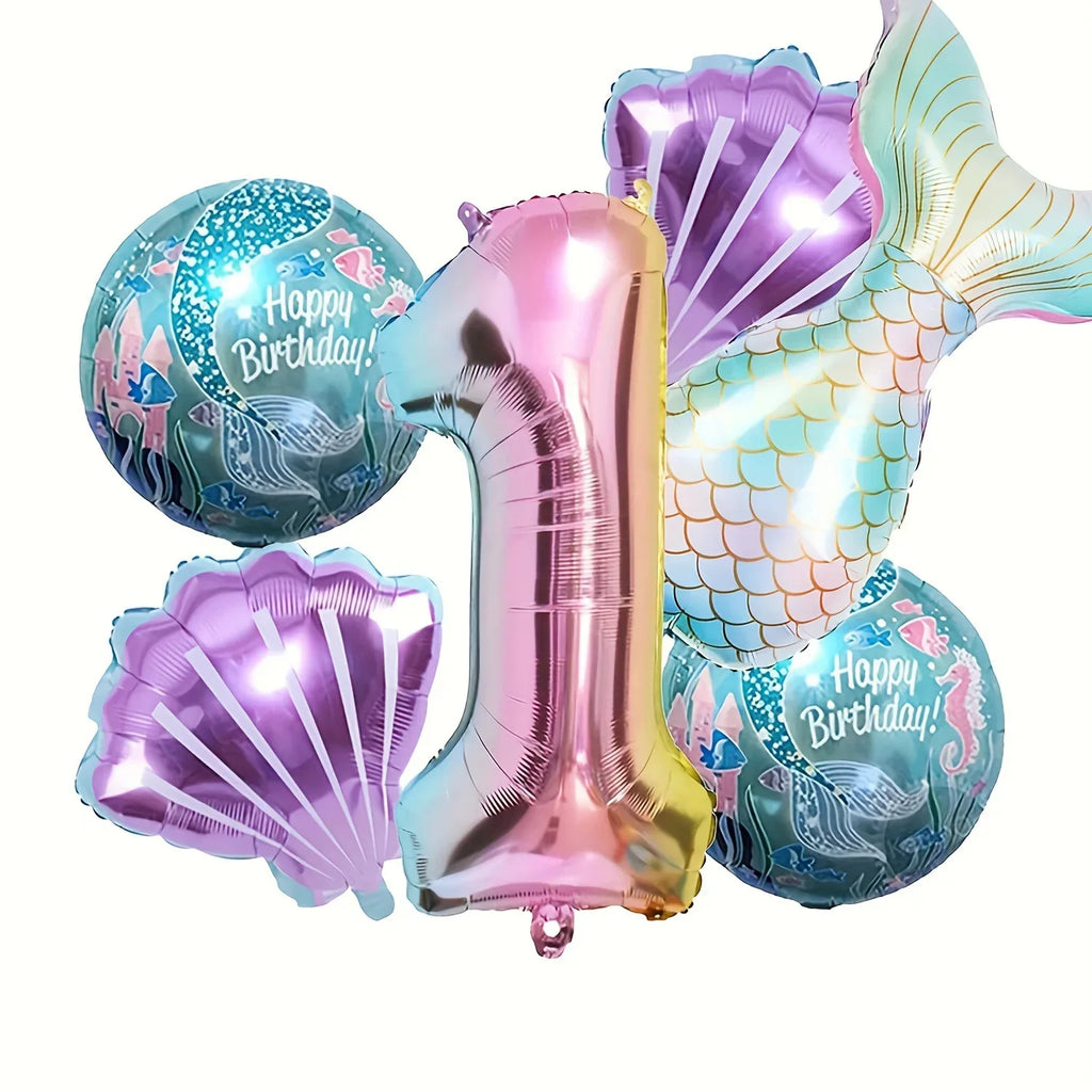 Mermaid Party Balloon Set