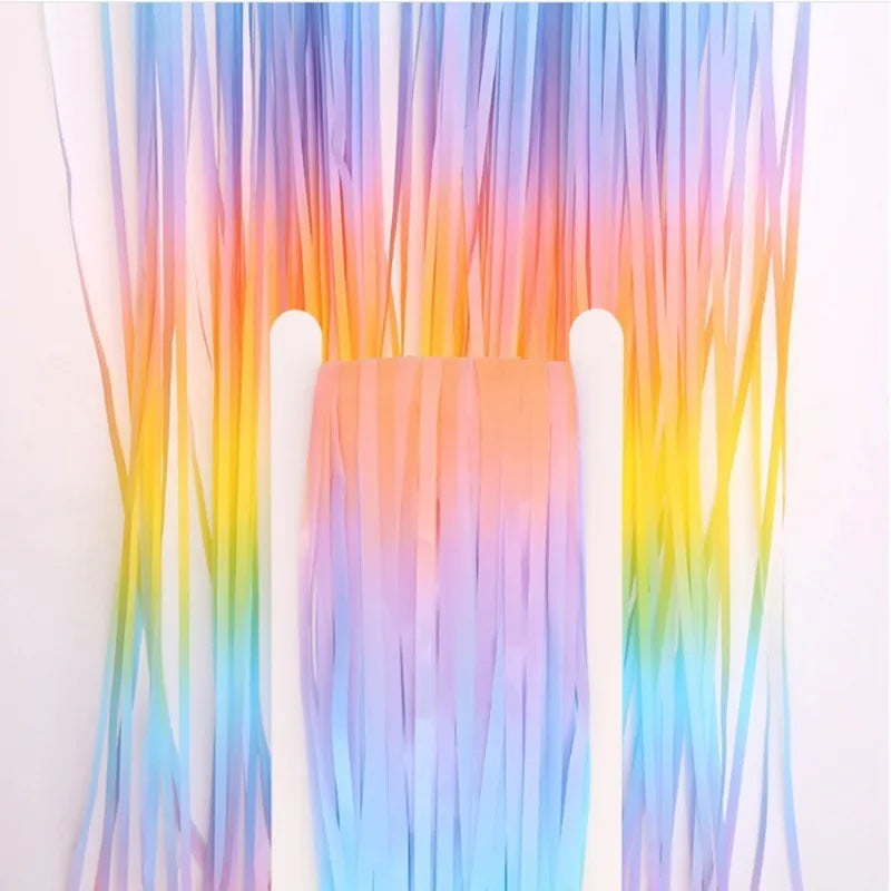Iridescent Fringe Wall Hanging