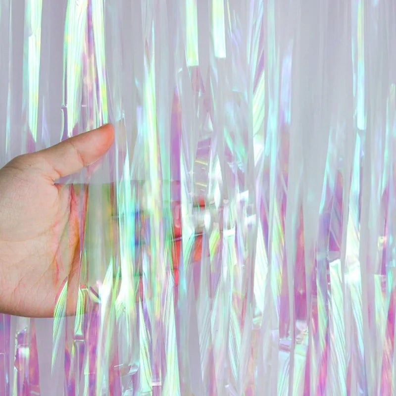 Iridescent Fringe Wall Hanging