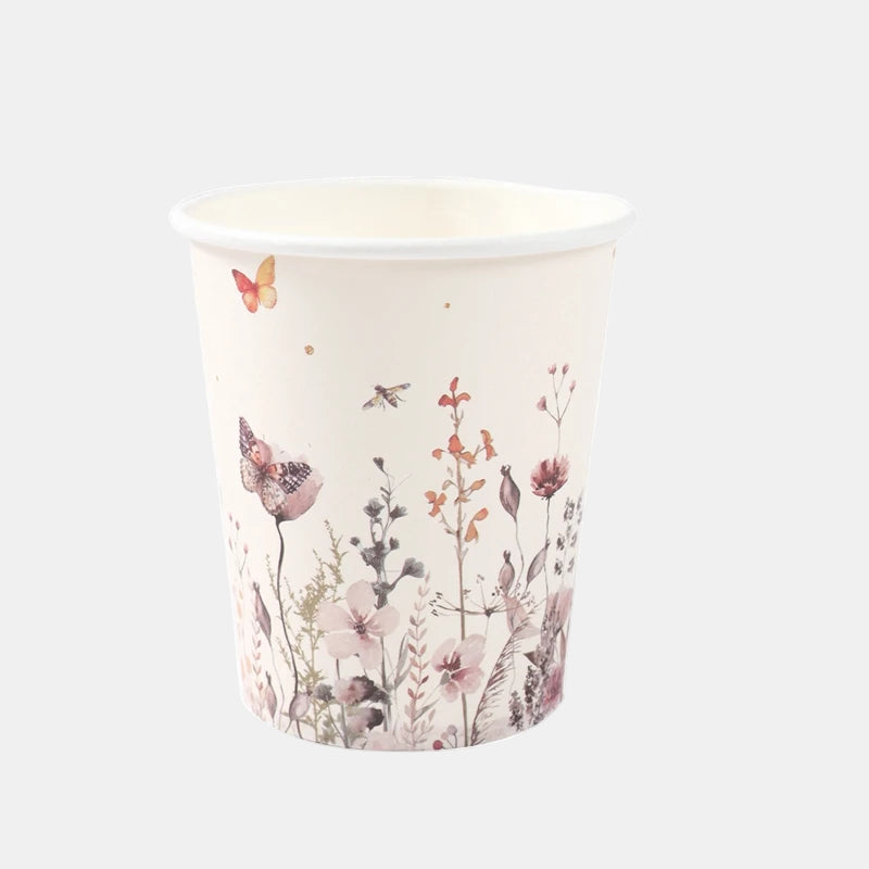 Wild Flower Disposable Cups