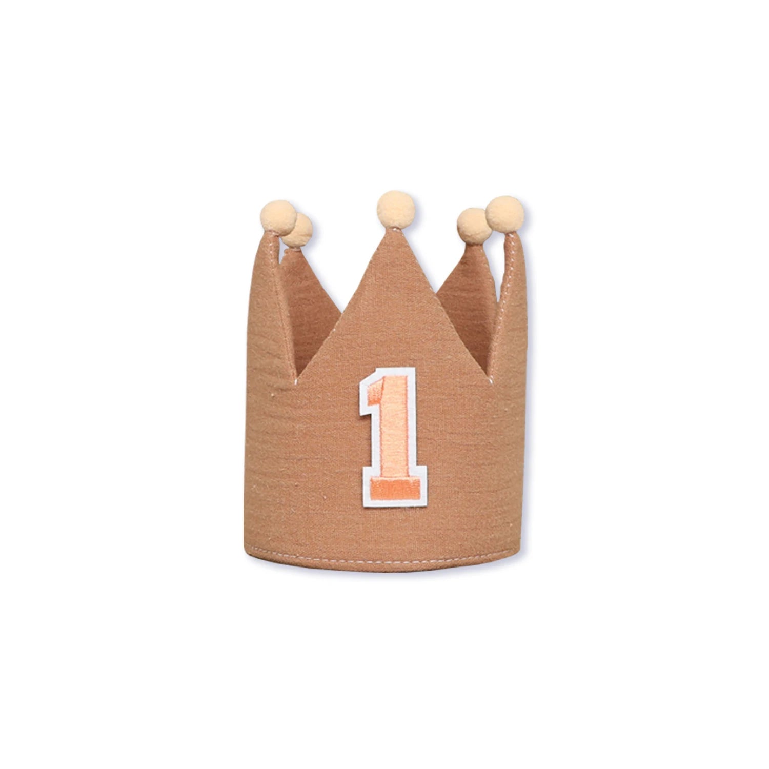 Handmade 1st Birthday Crown Hat