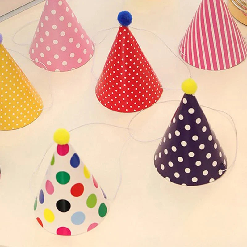 11pcs Colorful Birthday Party Hats