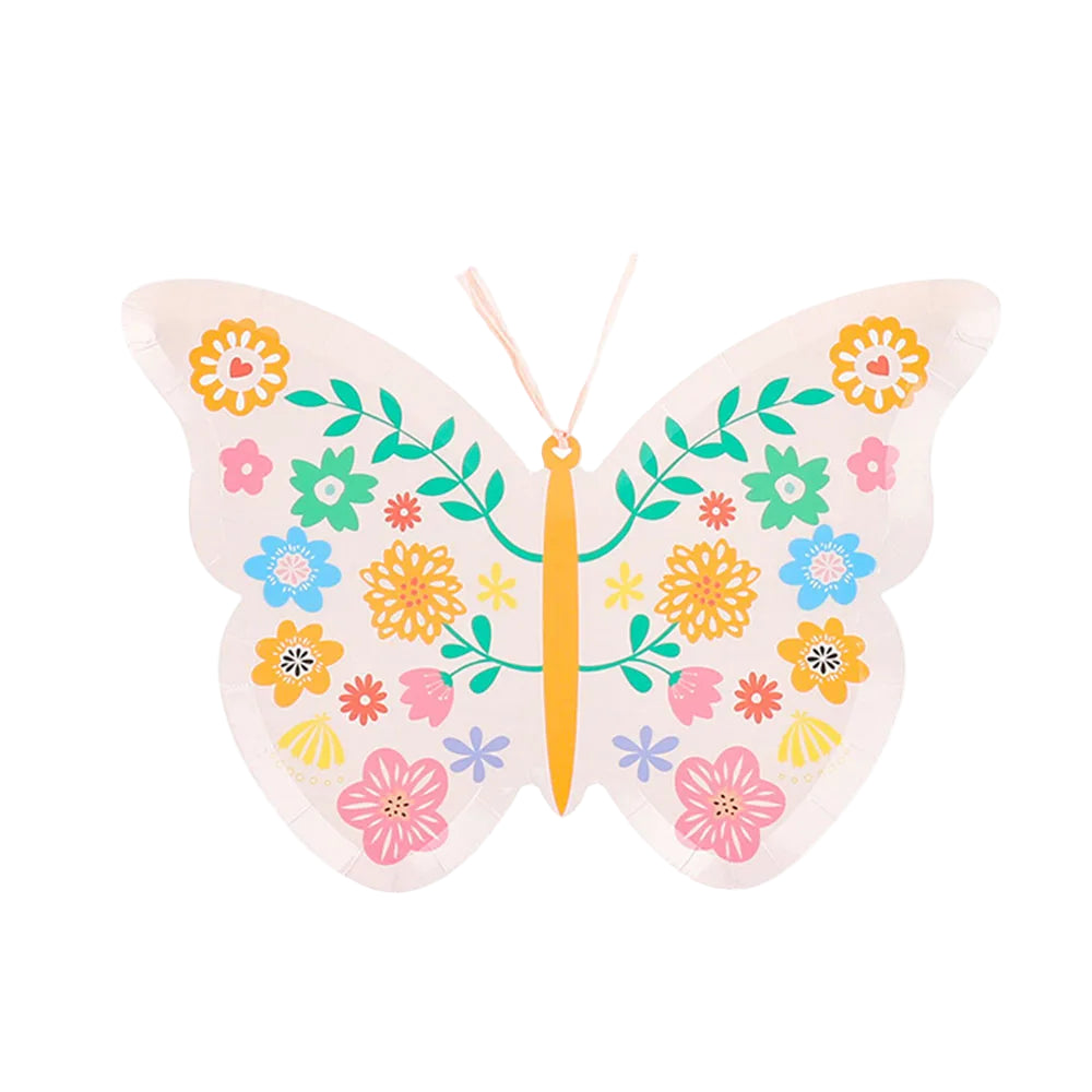 Butterfly-Shaped Paper Plates