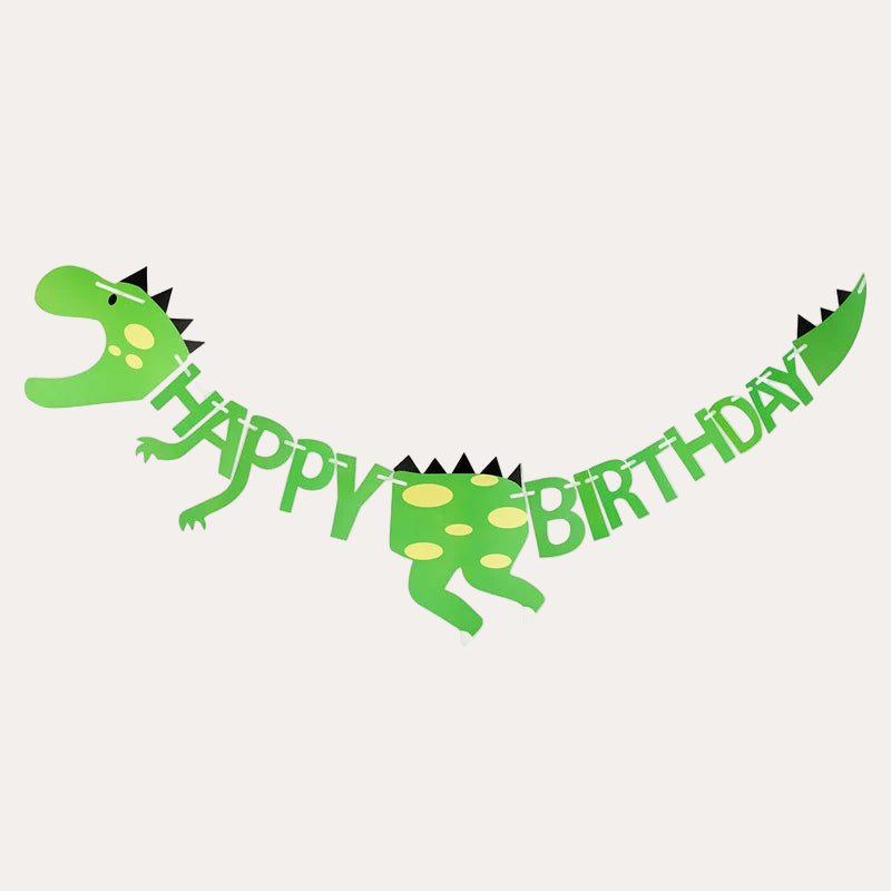 Dinosaur Birthday Banner
