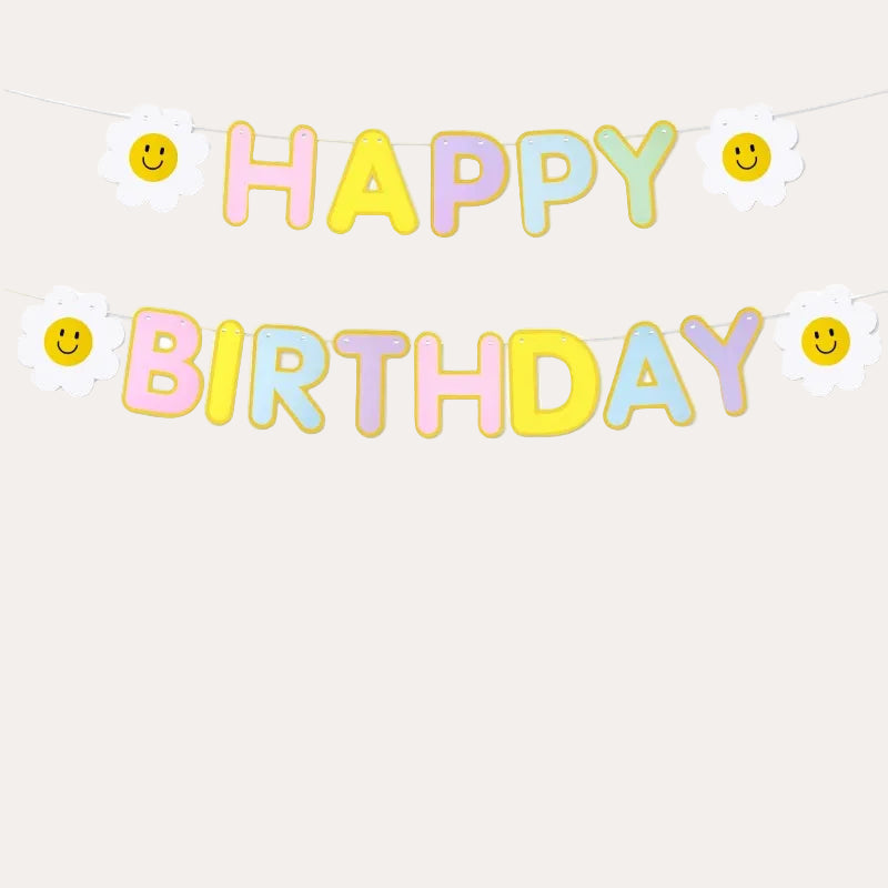 Daisy Happy Bday Banner