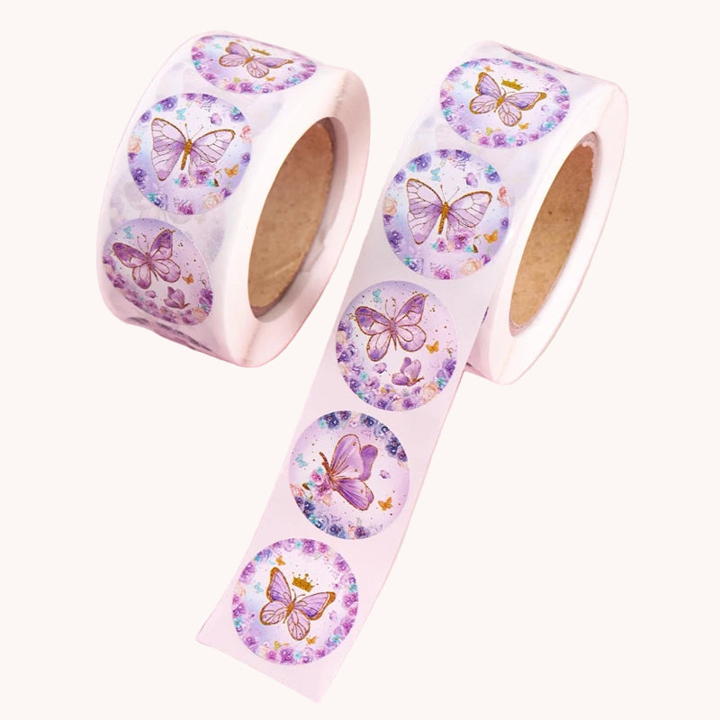 500pcs Butterfly Stickers