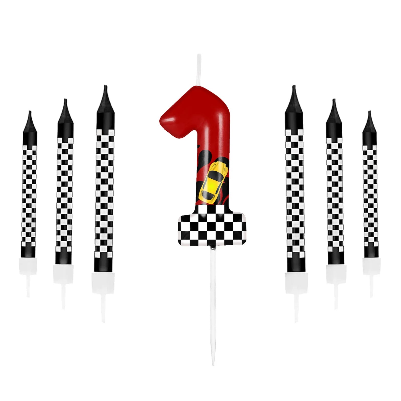 7pcs Racing Cars Candles