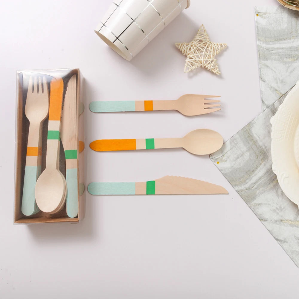 Wooden Cutlery Set