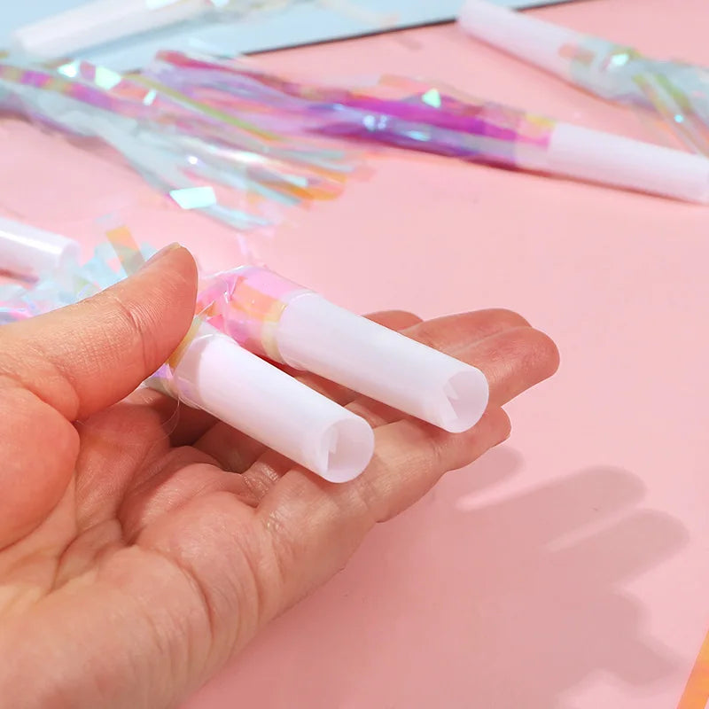 12pcs Colorful Blowout Whistles