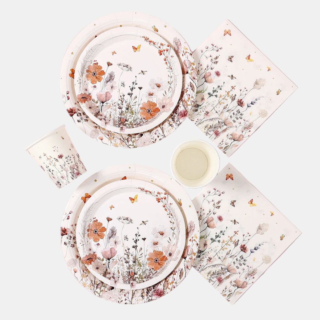 Wild Flower Disposable Cups
