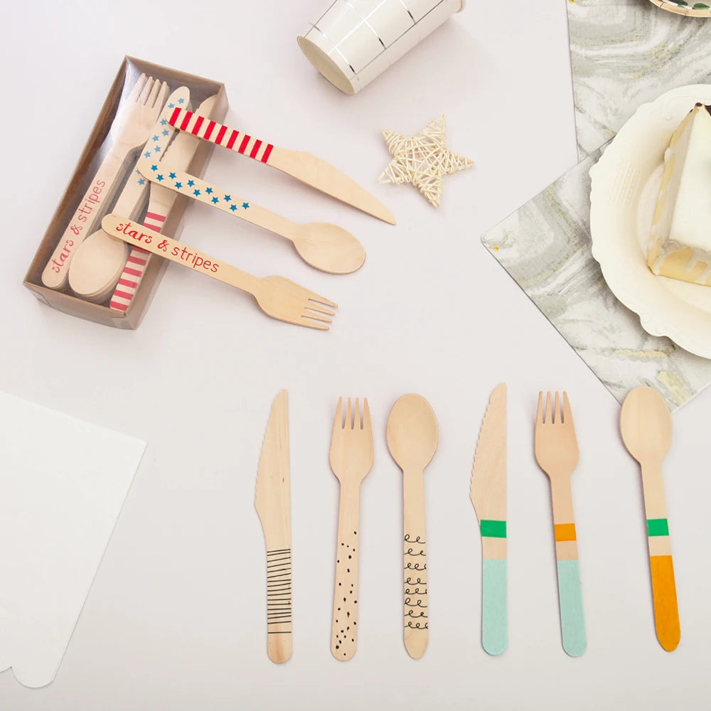 Wooden Cutlery Set