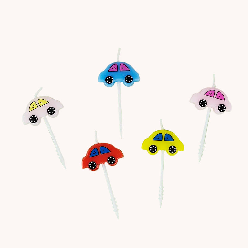 5pcs Racing Car Candles
