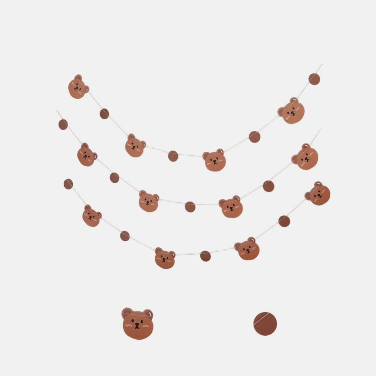 Retro Bear Birthday Banner