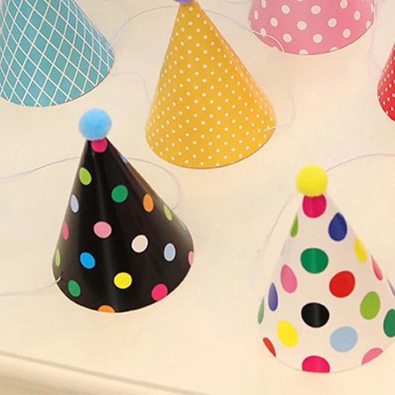 11pcs Colorful Birthday Party Hats