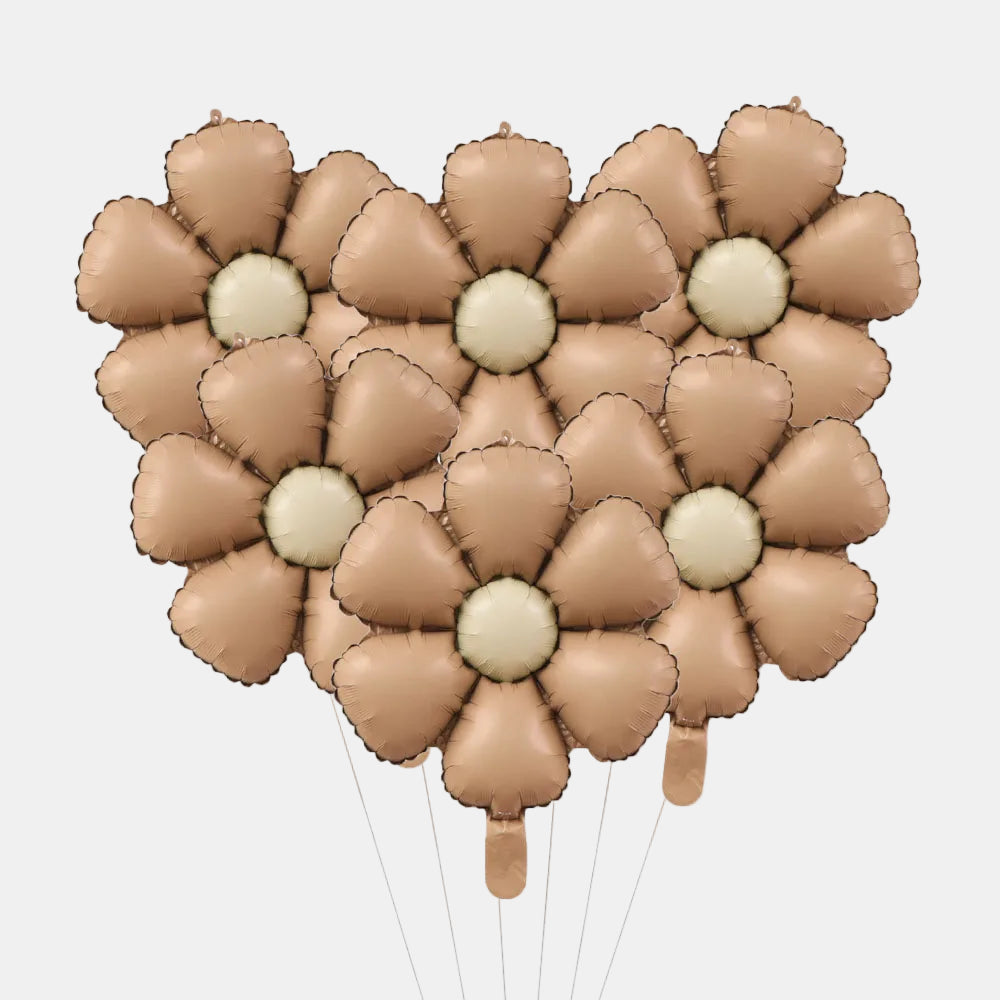 Matte Daisy Foil Balloons