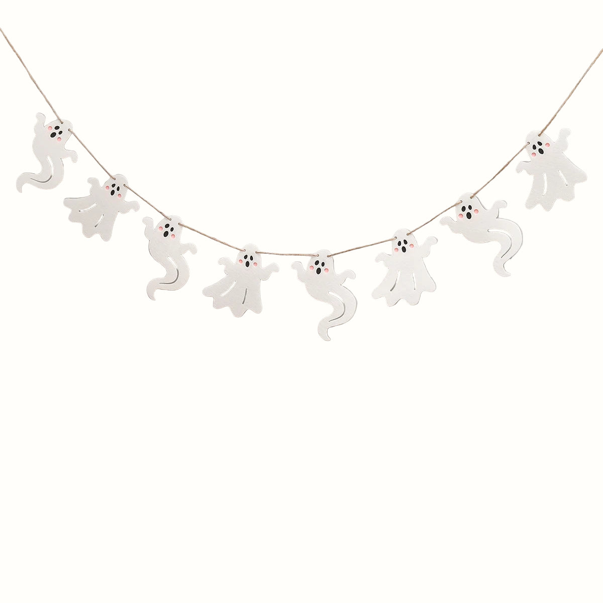 Pink Ghost Flag Banner