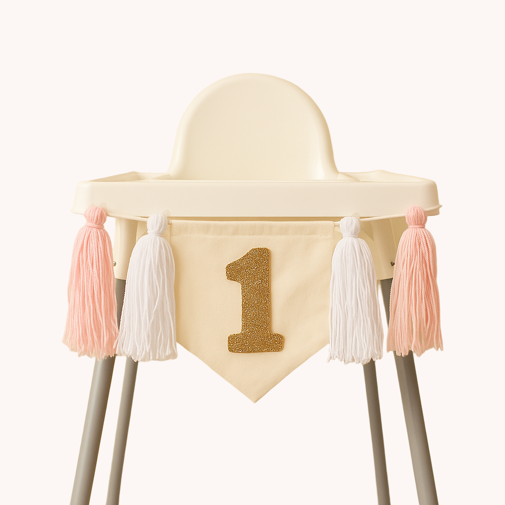 1st Bday High Chair Banner