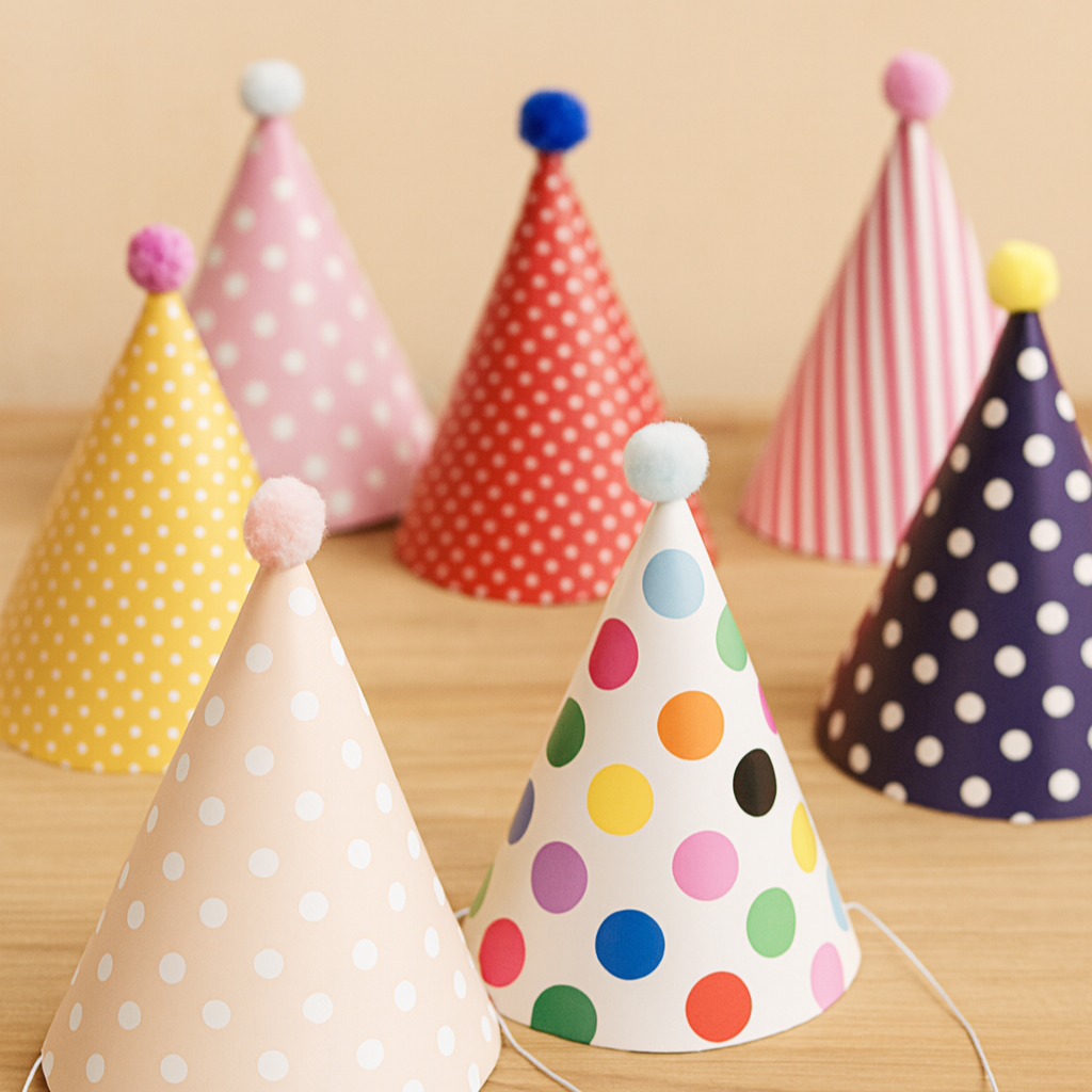 11pcs Colorful Birthday Party Hats
